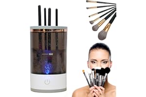 Layhou Elektryczna maszyna do czyszczenia pędzli do makijażu, automatyczne urządzenie do czyszczenia pędzli kosmetycznych do wszystkich rozmiarów