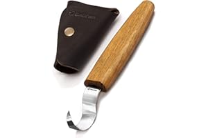 BeaverCraft Spoon Carving Tools Curved Chisel SK1S - Wood Carving Chisels, Gouge Whittling Tools for Beginner and Pro