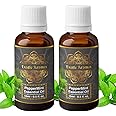 Exotic Aromas Peppermint Essential Oil for Aroma Therapy, Hair & Skin (15Ml + 15Ml) Pack of 2
