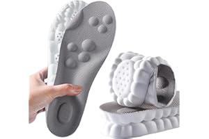SKYPERMIT Memory Schaum Einlegesohlen mit Arch Support für Damen und Herren, Komfort Massage Einlegesohlen, Ersatz-Schuheinlagen für Turnschuhe, Turnschuhe, Arbeitsstiefel