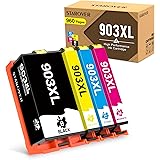 STAROVER 903XL Aggiorna Chip Compatibile con Cartuccia d'inchiostro HP 903 XL 903XL per Stampante HP Officejet Pro 6950 6960 