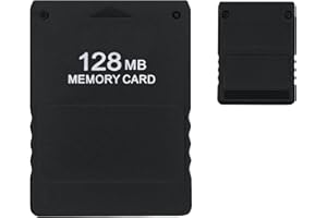 Tolesum Tarjeta de Memoria para Juegos de 128MB para la Consola PS2/ PS2 Slim Almacenamiento de Alta Velocidad