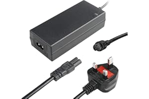 VOKUL 42v 2a Electric Scooter Charger UK Universal Charger AC Power Adapter for Electric Self-Balancing Scooter, Segway Hoverboard Two Wheel Smart Drifting Board, UK Universal Charger 3 pin