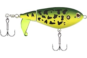 Berkley Choppo Topwater Fishing Lure - Esca propulsiva facile da usare per Bass e pesci predatori, crea il massimo disturbo e rumore in superficie - couleurs et tailles