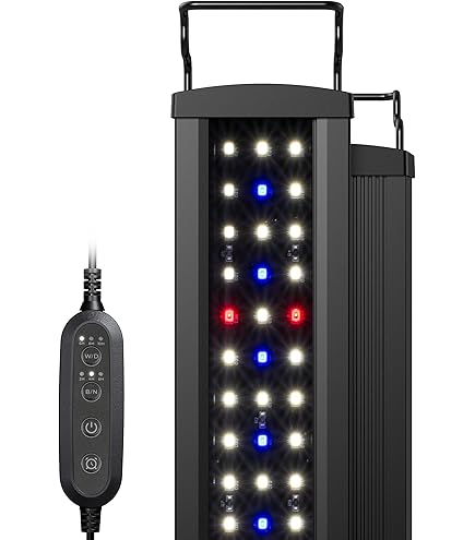 BARRA LED POROSA PER ACQUARIO PLAFONIERA LAMPADA AERATORE LUCE COLORI STRISCIA E - Foto 5