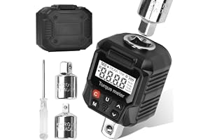 Heemol Digital Momentadapter 17–340 Nm 1/2 Tum, För Bilar, Motorcyklar Och Cyklar; Momentmätare Med Ljudsignal Och LED-varnin