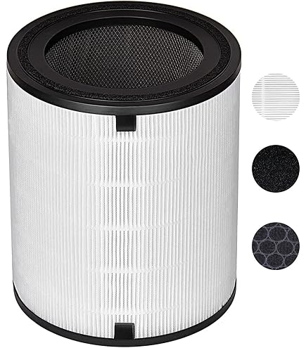 vhbw 4x filtro HEPA HEPA sostituisce Levoit LV H133 RF RTL per purificatore d'aria, filtro carboni attivi integrato