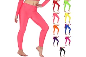 Re Tech UK Leggings Fino alla caviglila Elasticizzati - colorazioni Fluo - Ragazza/Bambina