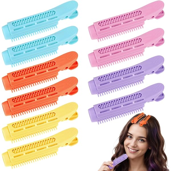 Haar-Volumen Clips 4er Set – Heatless Wurzelclip Für Mehr Fülle Am Ansatz, Einfaches Styling