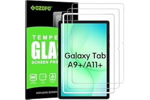 GOZOPO Screen Protector for Samsung Galaxy Tab A11 Plus/Tab A9 Plus 11 inch Tablet, Tempered Glass Film with Installation Alignment Frame for Galaxy Tab A11+ / Tab A9+ 11", 2-Pack