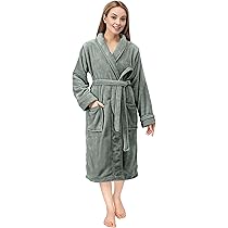 Super zachte badjas in de kleur paars, aubergine fleece badjas, SPECIALE PRIJS