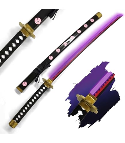 Yongli Sword Espada De Una Pieza Roronoa Zoro Anime Japonés YAMA ENMA Ameno Habakiri Cosplay Replica De Espada Juego De Acero Al Carbono Yongli Sword Espada De Una Pieza Roronoa Zoro Anime Japonés YAMA ENMA Ameno Habakiri Cosplay Replica De Espada Juego De Acero Al Carbono