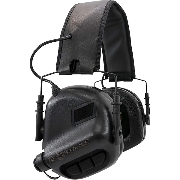 Cuffie Protettive Earmor M31 MOD3 - Riduzione Rumore E Amplificazione Suono, Verde Militare