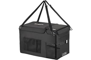 BougeRV CRPRO 25 Coperchio protettivo, 12 Volt Frigorifero portatile per auto 600D Custodia per il trasporto per CRPRO 25L Cooler Box solo (Cooler Box non incluso), 60x31x38.5 CM