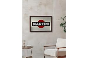 LAURIE'S PUB AND BAR ACCESSORIES Martini Logo Grande Specchio | Pub, Bar Specchio