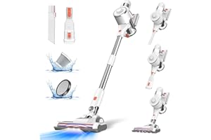 Ultenic Odkurzacz akumulatorowy U10 Pro, 4 w 1 Odkurzacz bezprzewodowy 30000Pa, 5-warstwowa filtracja, 35 minut Czas pracy, 0.8L Pojemnik, LED, do sierści zwierząt, dywanów, sof, samochodów