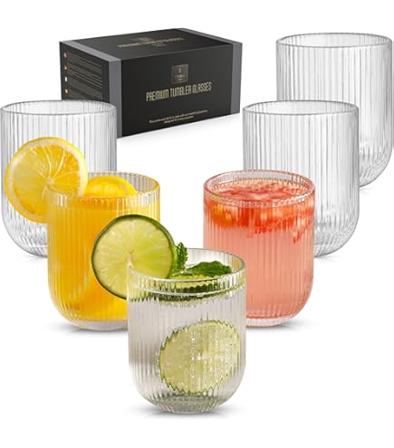 CRYSTALIA Premium Glazen Schalen Set 6 Stuks 300 Ml - Loodvrij Dessertkommen