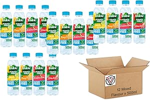 GENERIC Touch of Fruit Sugar Free Strawberry, Watermelon, Mango, Lemon & Lime Natural Flavoured Water 500ml | VIMIX Mixed Natural Flavoured Water (12 Mixed)