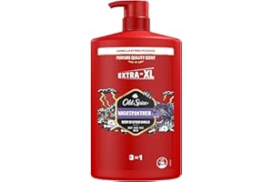‎OLD SPICE Old Spice Night Panther 3-in-1 Duschgel für Haar, Gesicht und Körper 1000 ml, langanhaltende Frische, Duft von Parfumqualität, Tiefenreinigung
