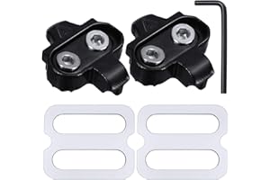 Hotop Bike Cleats Compatible with Shimano MTB SPD Pedals (SH51) for Men and Women Mountain Bike Shoes Bicycle Cleat Set for Mountain Biking and Indoor Cycling