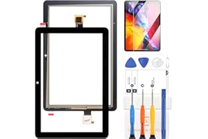 LADYSON Touchscreen für Amazon Kindle Fire HD8 2022 12. Gen / HD8 Plus 12. Generation 2022 Glas mit Reparaturset (schwarz, nicht LCD Display)
