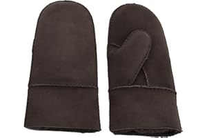 Reissner Lammfelle warme Merino Lammfell Fäustlinge Faust Handschuhe für Damen und Herren HDS-FAUST1 in beige, braun und schwarz