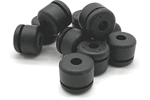 eXODA Passacavo Passacavo in gomma Passacavo 5mm 10 pezzi