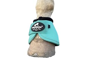 TGW RIDING 2520D Pferde-Glockenstiefel, kein Umdrehen, Pferde-Glockenstiefel, Ballistische Hufglocke, Paar