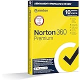 Norton 360 Premium 2024, Antivirus per 10 dispositivi, Licenza di 15 mesi con rinnovo automatico, PC, Mac, tablet e smartphon