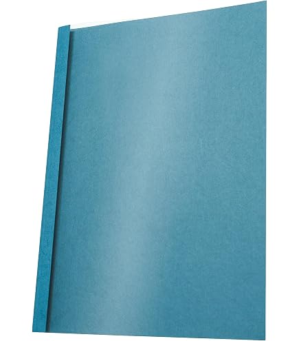 RAYSON Lot 5 Couvertures Reliure Thermique - A4, 15 Feuilles, 2 Mm - 5 Couleurs (Noir/Blanc/Rouge/Vert/Jaune)