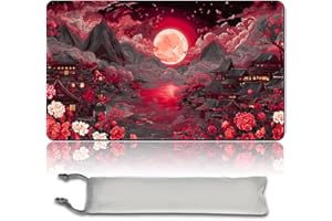 MTG Spielmatte Premium XXL Gaming Matte (60x35cm) - Hochauflösendes Fantasy Design - rutschfeste Gummimatte für TCG/CCG/MTG (No Zone,mtg50-3)