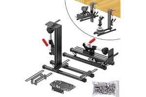 JUYEER Juego de 2 soportes de mesa universales para joystick de Flight Sim Game Joystick para Thrustmaster T16000M FCS/TCA/T.Flight HOTAS/HOTAS Warthog para Logitech X56/X52/X52 Pro/Winwing Orion 1&2