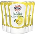 Sagrotan No-Touch Citrus Kitchen Soap Refill - For Automatic Soap Dispenser - 5 x 250ml Hand Soap
