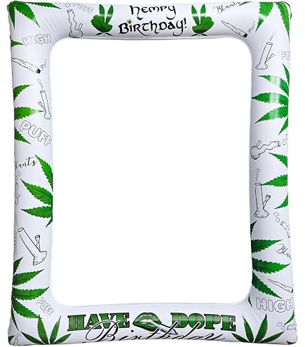 Helewilk 'Frisch Gebackenes' Banner Für 420/Marihuana Party | Glitzer-Karton, DIY | Dope Geburtstagsdekoration