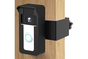 AKOEMXEEO Video Doorbell Mount Compatible with Ring Doorbell, Universal Doorbell Camera Holder for Blink Video Doorbell, Anti-Theft Doorbell Bracket for Eufy/Google Doorbell, Doorbell Accessories, No Drilling