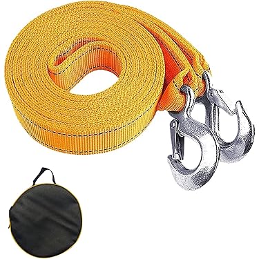 Car Trailer Towing Rope Recovery Tow Strap 8 Tons ... - Grandado - View #9