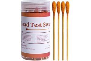 EASTUY Lead Test Kit with 60 Testing Swabs, Lead Paint Test Kit for Painted Surfaces, House Paints, Metal, Wood, Vinyl, Plaster & Drywall, Rapid Test Results In 30 Seconds