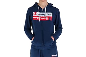 Champion Bluza z kapturem Mężczyźni Legacy Graphic Shop Authentic Powerblend Terry lustro z pełnym zamkiem błyskawicznym