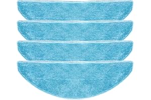 Daaxing Almohadillas lavables y reutilizables para aspiradora Conga 7490 Immortal/8290 Immortal Robot Aspirador Accesorios de repuesto (paquete de 4)