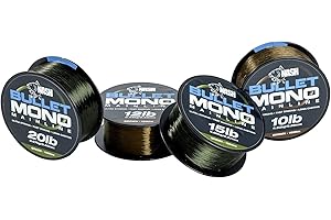 Nash Bullet Mono Ligne principale Marron 1000 m