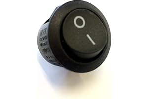 CAREservice Interruttore Circolare Originale Polti per Vaporella (vedi elenco modelli) - Manopola Nero