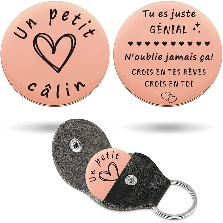 Câlin De Poche Pour Coiffeur - Petit Cadre Cœur Acrylique Avec Outils Miniatures - Cadeau Remerciement Coiffeur/barbier - 7