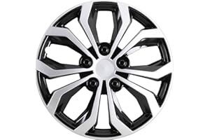 Enjoliveurs Denver silver/black 17'' (Boîte de 4)