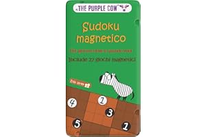 THE PURPLE COW Purple Cow- Sudoku Magnetico Gioco, Colore Verde, 7290016026962
