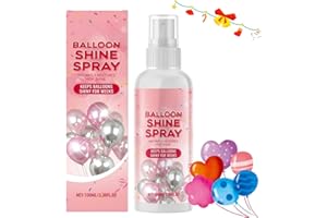 SHUNJIAN Balloon Shine Spray, High-Gloss Balloon Spray, Ba/lloon Shine, Instantly Adds Brilliant, Long-Lasting Sh/ine, Perfect for Birthday, Party, Wedding & Outdoor Decor, Versatile for Every Occasion