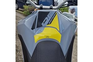 ‎RESIN BIKE Resin Bike Aufkleber Motorrad Kompatibel Mit Suzuki V-Strom 800 De 2023. Schutz Motorrad Tankpad Von Hülle PU Graffi. Aufkleber 3D mit Harz Beschichtet Grau Berlin