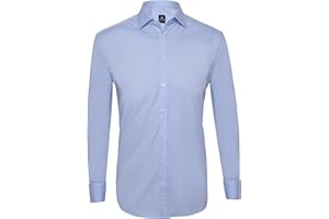 Tina Ferrà Camicia Uomo Elegante, vestibilità Regular, Camicie da Uomo in Cotone Manica Lunga, Sottogiacca Uomo, Sartoria Napoletana 100% Made in Italy