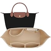 OAikor Longchamp Le Pliage K&uuml;&ccedil;&uuml;k ve Daha Fazlası ile Uyumlu K&uuml;&ccedil;&uuml;k &Ccedil;anta D&uuml;zenleyici, Bardak Tutuculu Ke&ccedil;e Fermuarlı &Ccedil;anta D&uuml;z