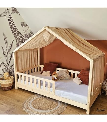 SEVIRA KIDS - Set Matrimoniale Cielo di Letto Cabana in