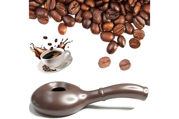 AwnsIMfreien Hem Kafferostare, Kafferostare, Keramisk böna med utökat handtag, Bärbar hushållsmutter jordnöt cashew kastanjer rostad spis för hem café butik, bönor